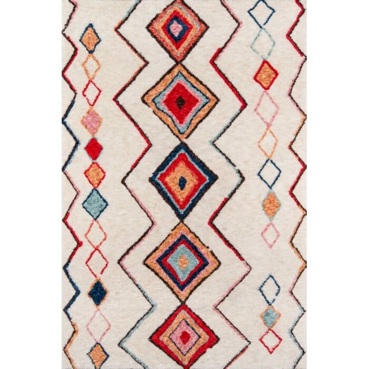 The Best Bold, Bright Moroccan Style Rugs for Your Living Room and